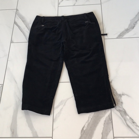 Joie Crop Cut Velvet Feel Capri Pants - Picture 4 of 9